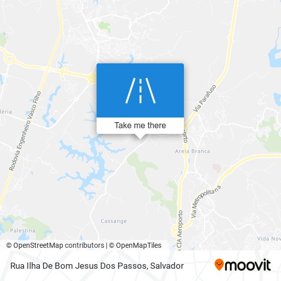 Mapa Rua Ilha De Bom Jesus Dos Passos