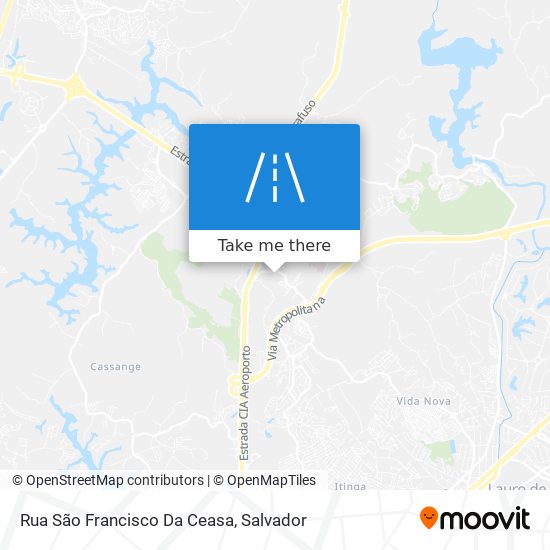 Rua São Francisco Da Ceasa map