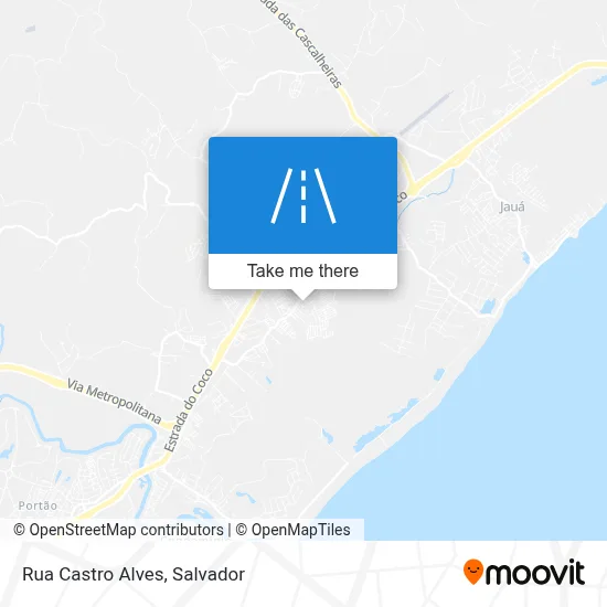 Rua Castro Alves map