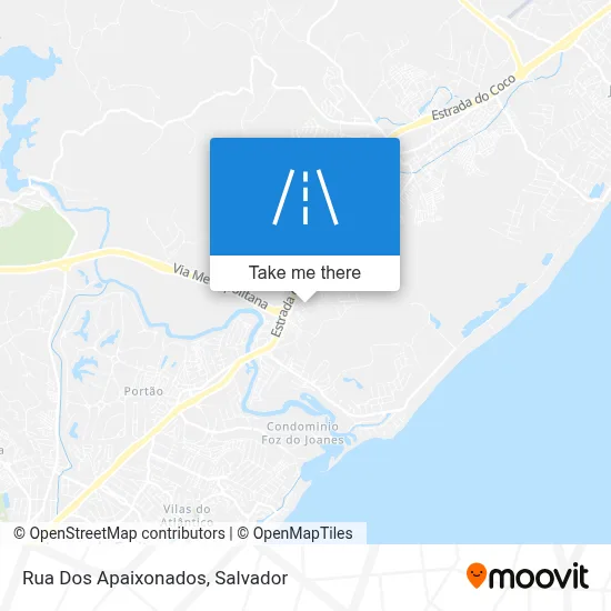 Rua Dos Apaixonados map