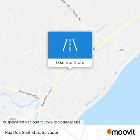 Mapa Rua Dos Santistas