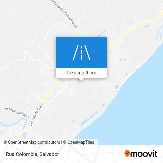 Rua Colombia map