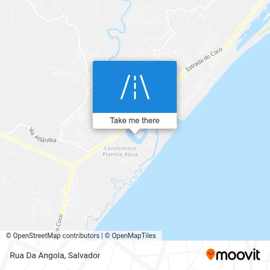 Rua Da Angola map