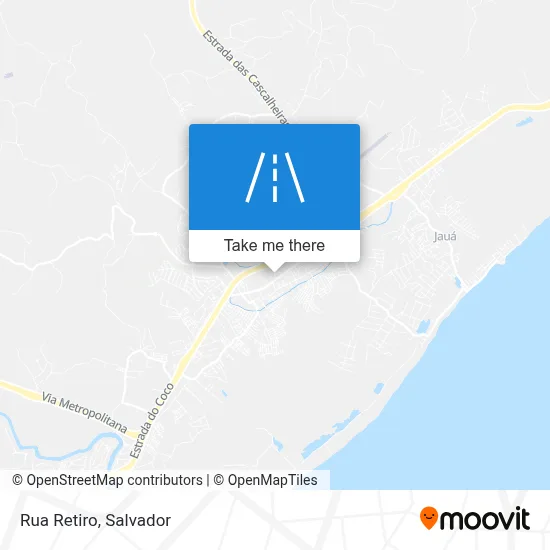 Rua Retiro map