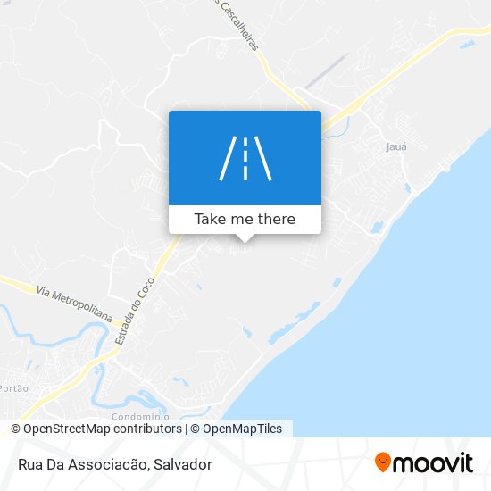 Rua Da Associacão map