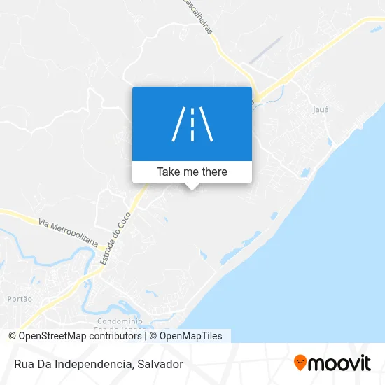 Rua Da Independencia map