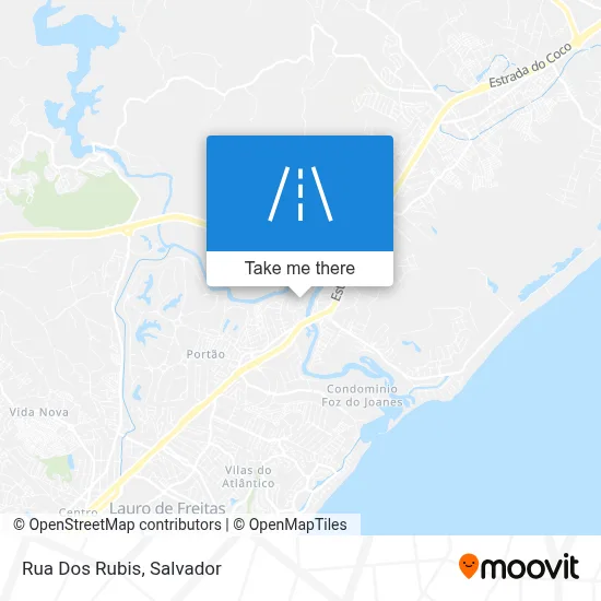 Rua Dos Rubis map