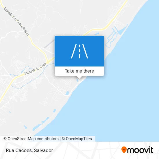 Rua Cacoes map