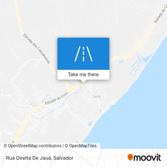 Rua Direita De Jauá map