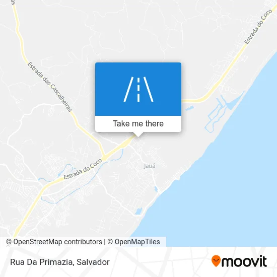 Rua Da Primazia map