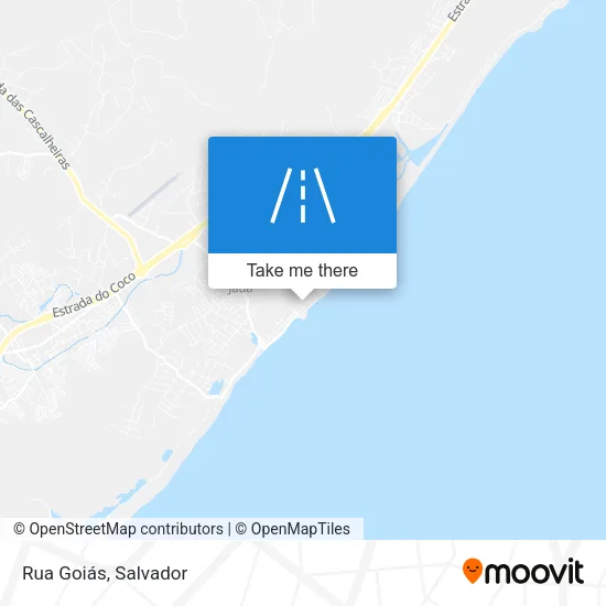 Rua Goiás map