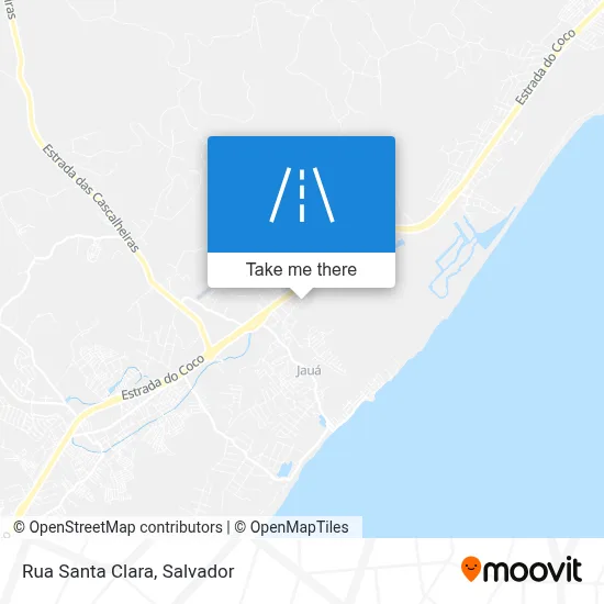 Rua Santa Clara map