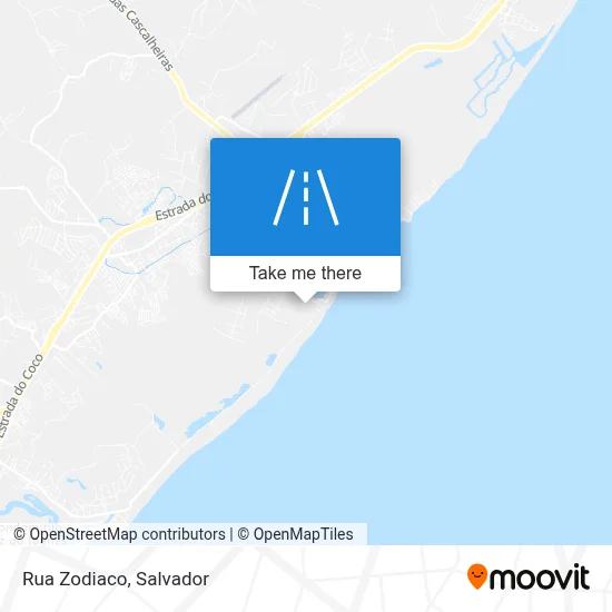 Rua Zodiaco map