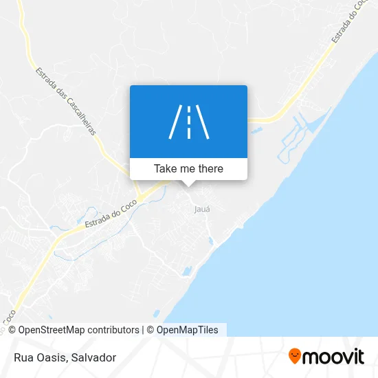 Rua Oasis map