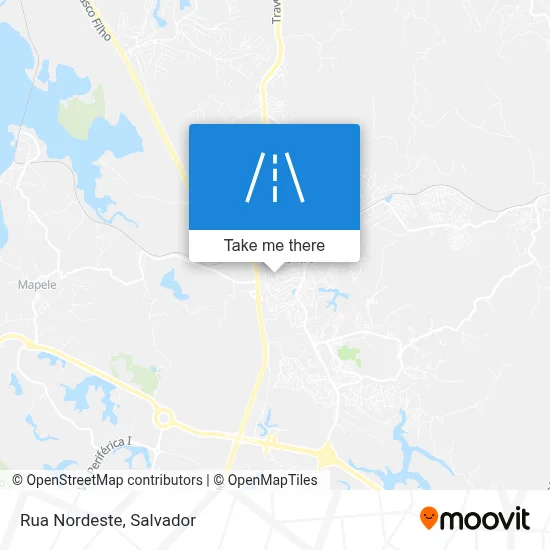 Rua Nordeste map