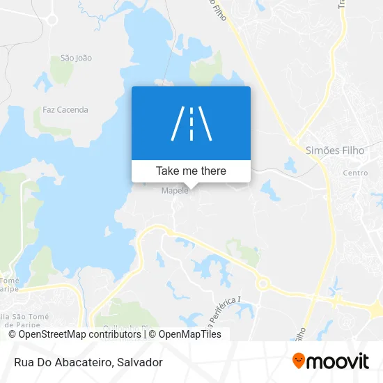 Rua Do Abacateiro map