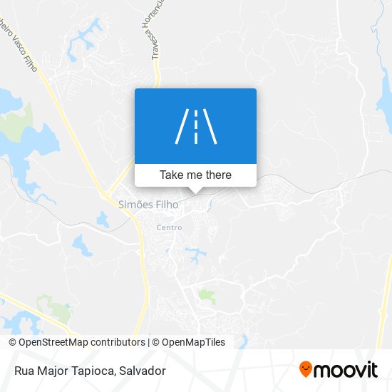 Mapa Rua Major Tapioca