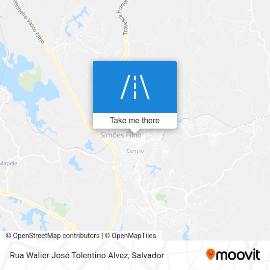 Rua Walier José Tolentino Alvez map