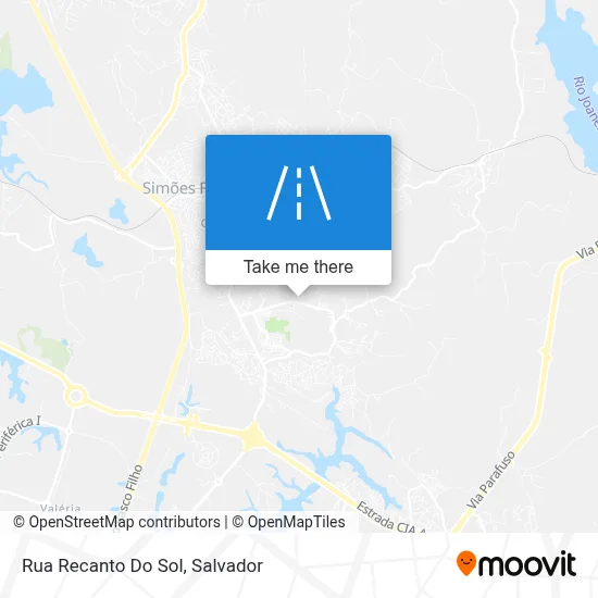 Rua Recanto Do Sol map