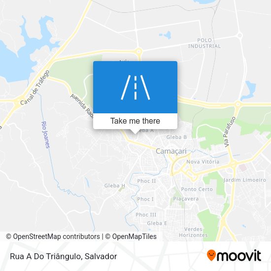 Rua A Do Triângulo map