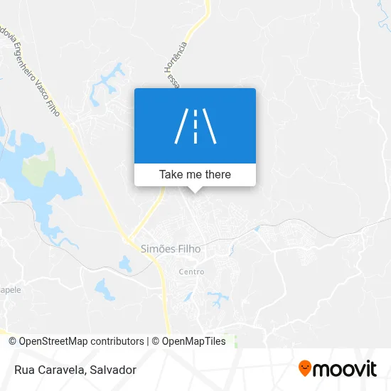 Rua Caravela map