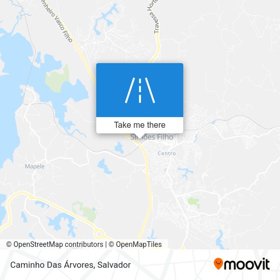 Caminho Das Árvores map