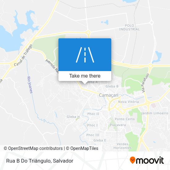 Rua B Do Triângulo map