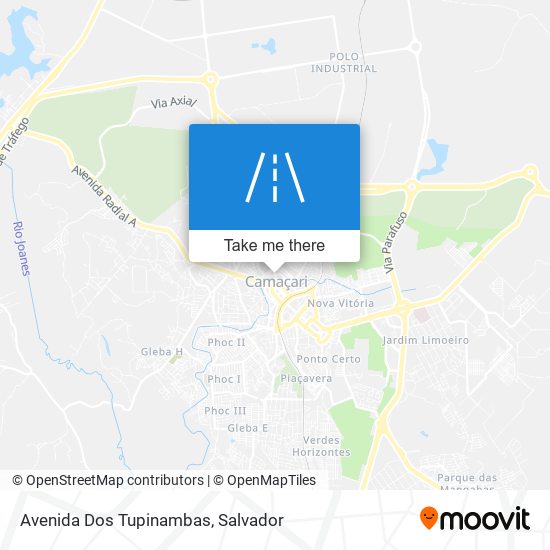 Avenida Dos Tupinambas map