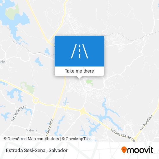 Mapa Estrada Sesi-Senai