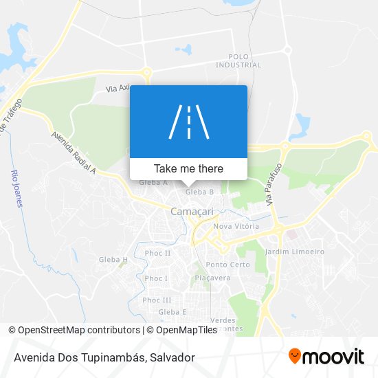 Mapa Avenida Dos Tupinambás