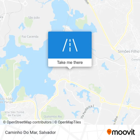 Caminho Do Mar map