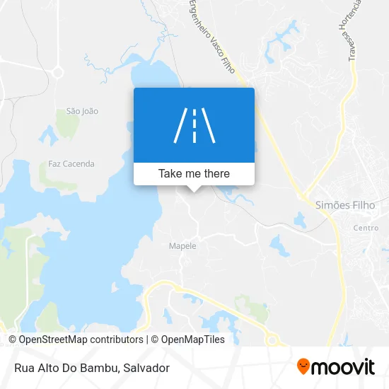 Rua Alto Do Bambu map