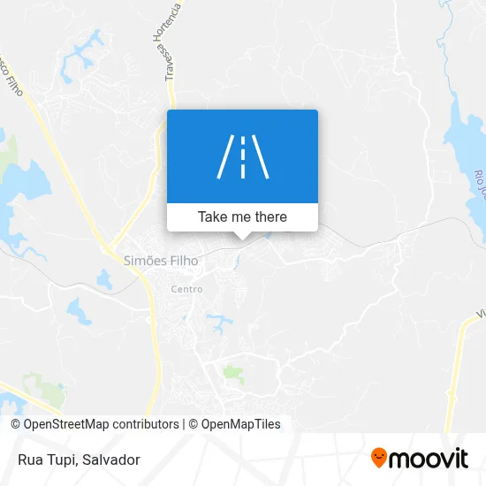 Rua Tupi map