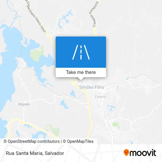 Rua Santa Maria map