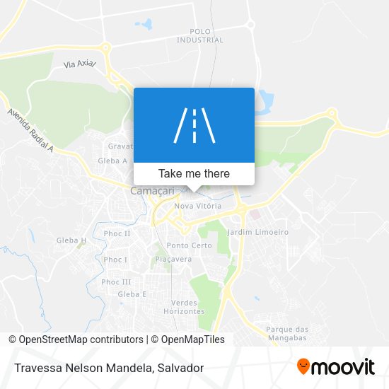 Travessa Nelson Mandela map