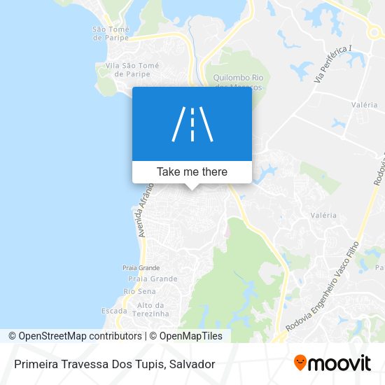 Primeira Travessa Dos Tupis map