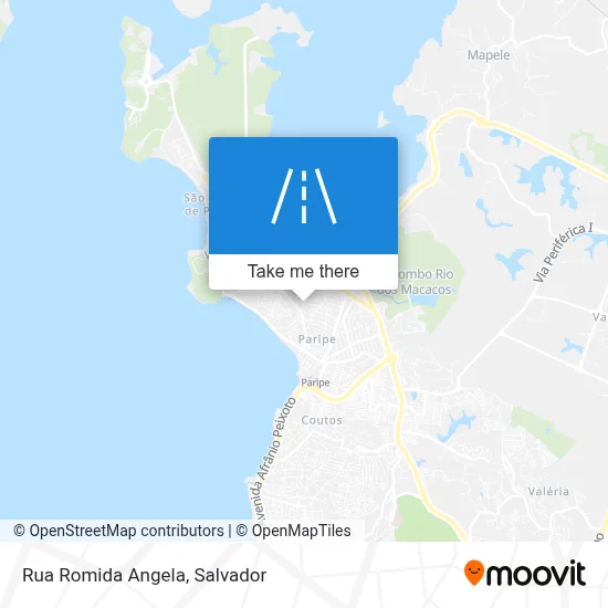 Rua Romida Angela map