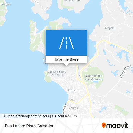 Rua Lazare Pinto map