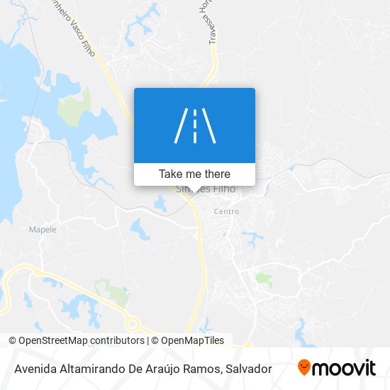 Mapa Avenida Altamirando De Araújo Ramos