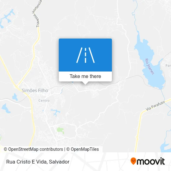 Rua Cristo E Vida map