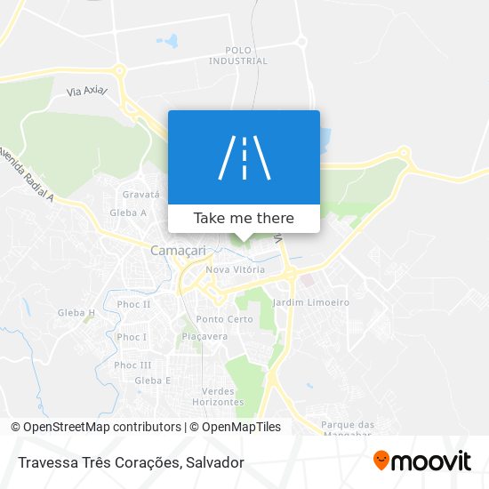 Travessa Três Corações map