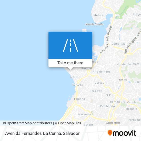 Mapa Avenida Fernandes Da Cunha