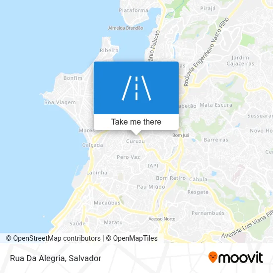 Rua Da Alegria map