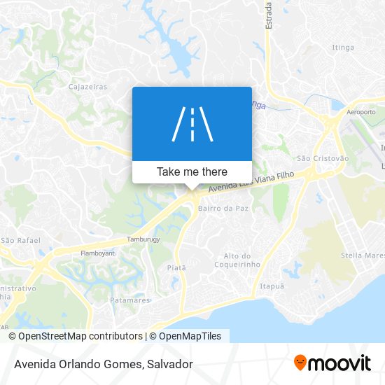 Avenida Orlando Gomes map