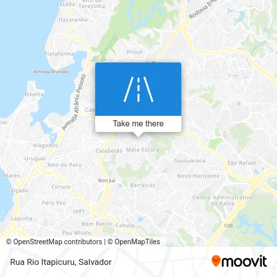 Rua Rio Itapicuru map