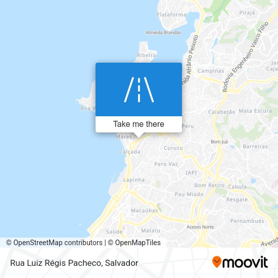 Rua Luiz Régis Pacheco map