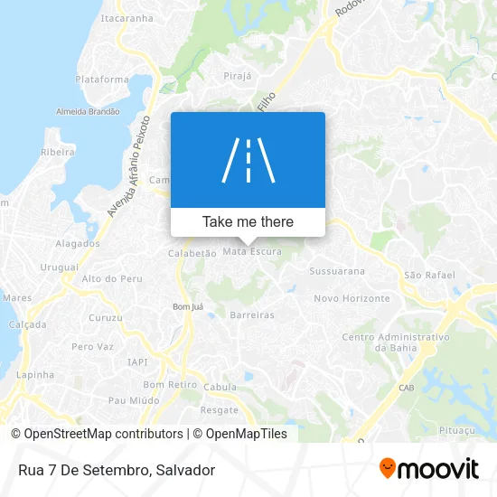 Rua 7 De Setembro map