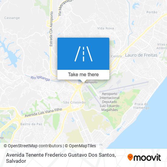 Mapa Avenida Tenente Frederico Gustavo Dos Santos