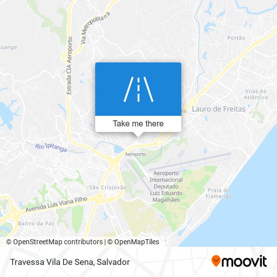 Mapa Travessa Vila De Sena