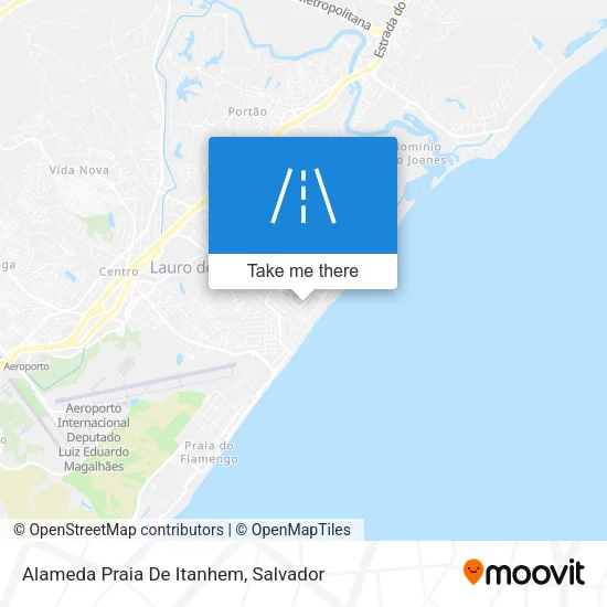 Alameda Praia De Itanhem map
